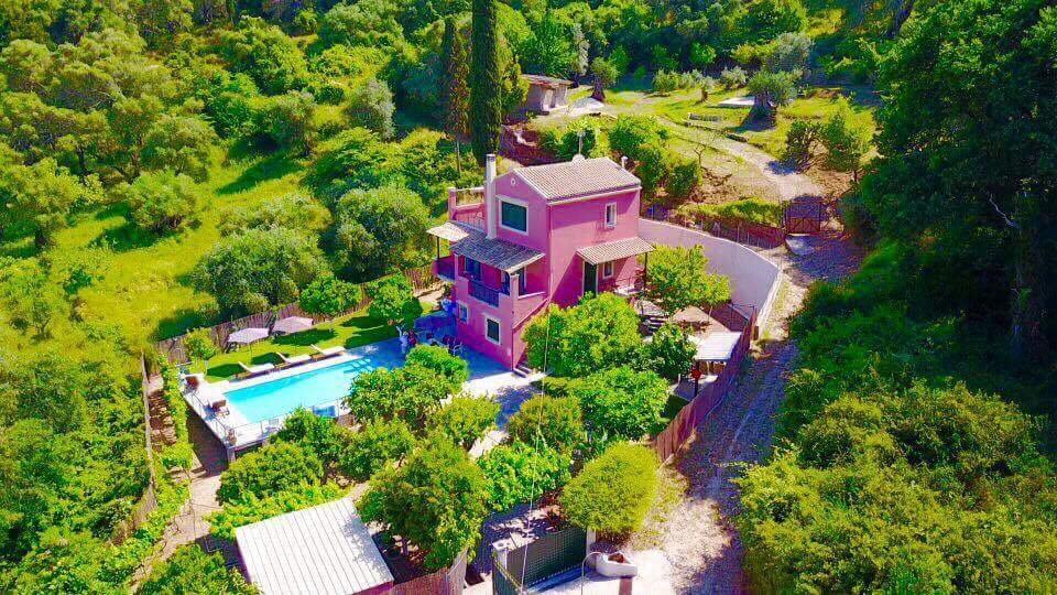 Willa Casa Elisabetta Corfu Kynopiástai Zewnętrze zdjęcie